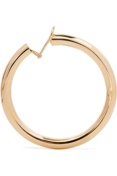 Shop Jennifer Fisher Samira Gold-plated Clip Hoop Earrings