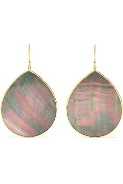 Shop Ippolita Polished Rock Candy 18-karat Gold Shell Earrings