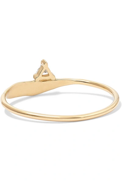 Shop Sarah & Sebastian Fragment Gold Diamond Ring