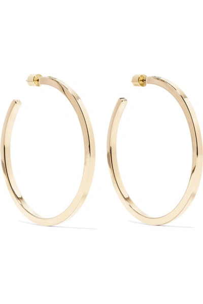 Shop Jennifer Fisher Shane Gold-plated Hoop Earrings