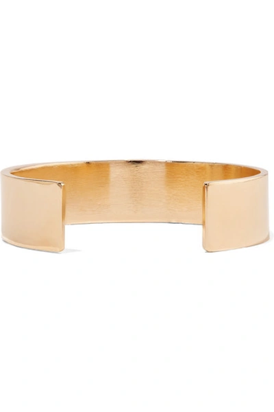 Shop Jennifer Fisher Medium Stripe Gold-plated Cuff