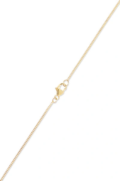Shop Larkspur & Hawk Lady Antoinette 14-karat Gold And Rhodium-dipped Quartz Necklace