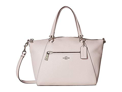 coach prairie pebble leather satchel bag