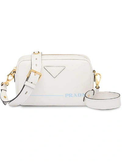 Shop Prada Mirage Shoulder Bag In White