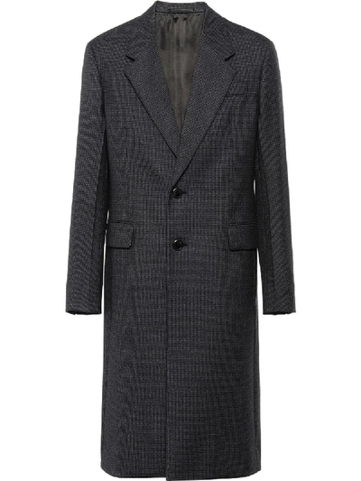 Shop Prada Single-breasted Coat - Grey