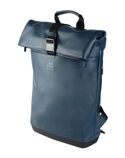 Shop Moleskine Backpacks In Dark Blue