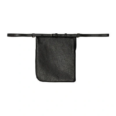 Shop Kara Black Leather Waist Bag