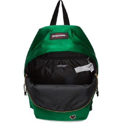 Shop Undercover Green Eastpak Edition Satin Padded Pakr Uc Backpack In Green Satin