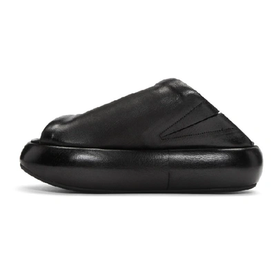 Shop Marsèll Marsell Black Ciambellona Platform Sandals In 5066 Nero