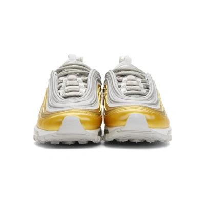Shop Nike Gold And Silver Air Max 97 Se Sneakers In 001 Silv/go