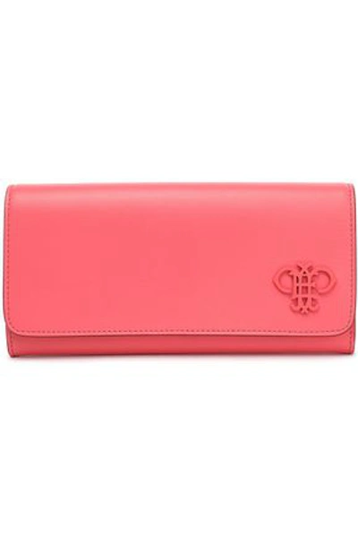 Shop Emilio Pucci Woman Leather Wallet Bubblegum In Baby Pink