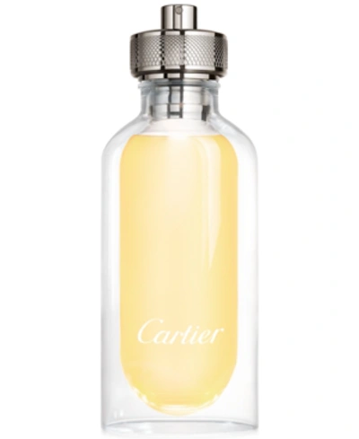 Shop Cartier Eau De Toilette Refillable Spray, 3.3-oz.