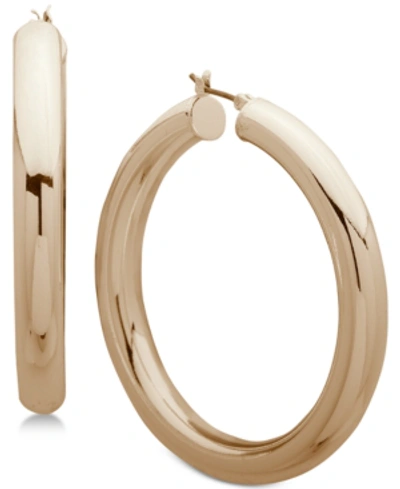 Anne Klein Medium Hoop Earrings In Gold
