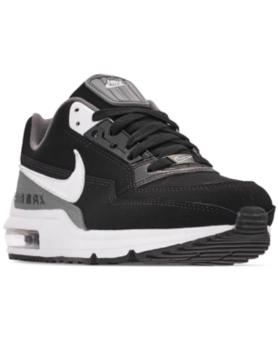 Shop Nike Men's Air Max Ltd 3 Running Sneakers From Finish Line In Black/white