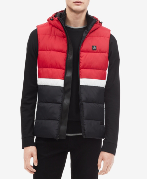 calvin klein red vest