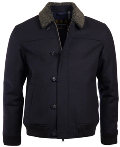 Barbour Men s Tyndrum Wool Jacket In Navy ModeSens