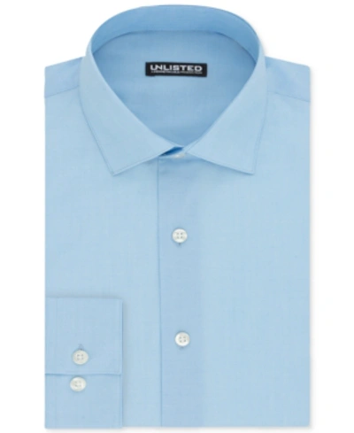 Shop Kenneth Cole Unlisted By  Men's Slim-fit Dress Shirt In Light Blue