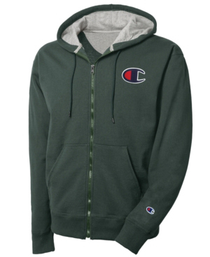 green champion zip up