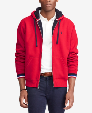 ralph lauren sherpa hoodie