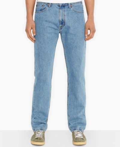 Levi's Men's 505 Regular Fit Non-stretch Jeans In Light Stonewash