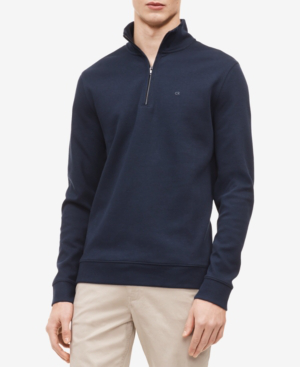 calvin klein classic quarter zip