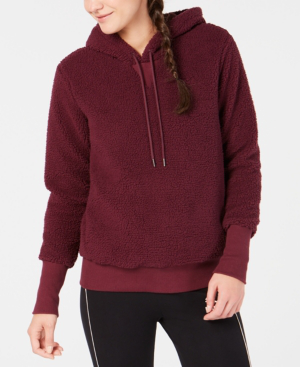 downtown pullover sherpa hoodie