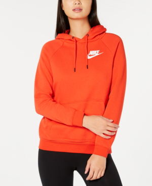 ladies red nike hoodie