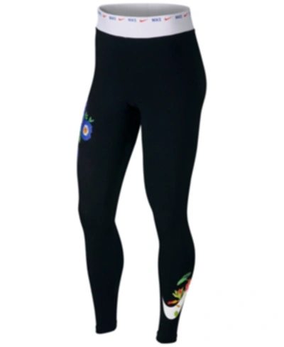 Shop Nike Sportswear Ultra-femme Graphic Leggings In Black