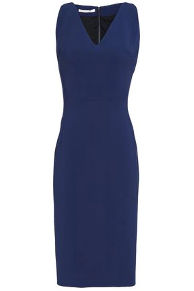 Shop Antonio Berardi Woman Ponte Dress Navy