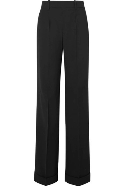 Shop Altuzarra Gavi Wool-blend Wide-leg Pants