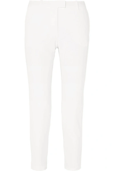 Shop Altuzarra Henri Cady Straight-leg Pants In White
