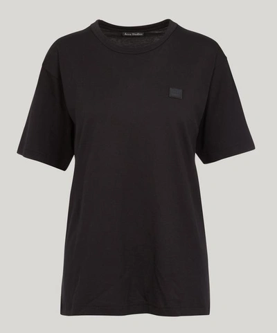 Shop Acne Studios Nash Face T-shirt In Black