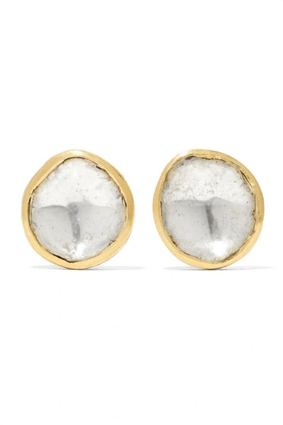 Shop Pippa Small 18-karat Gold Diamond Earrings