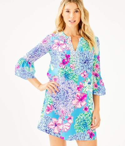 Shop Lilly Pulitzer Elenora Silk Dress In Multi Special Delivery