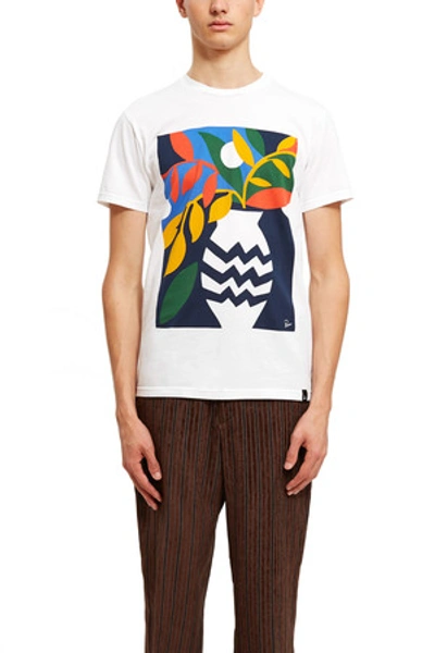 Shop By Parra Opening Ceremony Still Life With Plant T-shirt In White