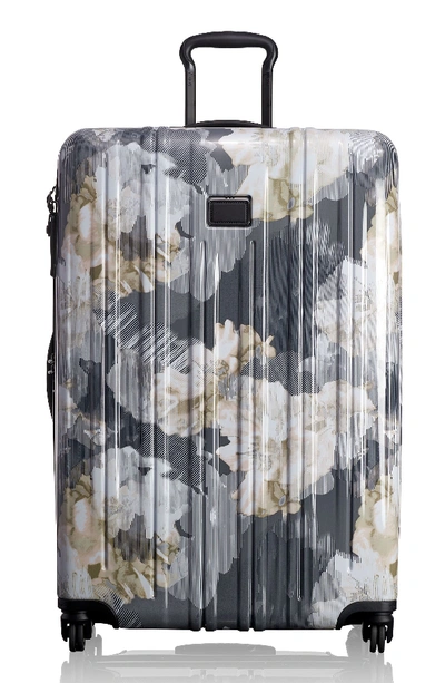 Shop Tumi V3 31-inch Extended Trip Spinner Packing Case - Grey In Camo Floral