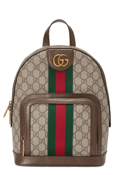Gucci Small Ophidia Gg Supreme Canvas Backpack In Brown, ModeSens