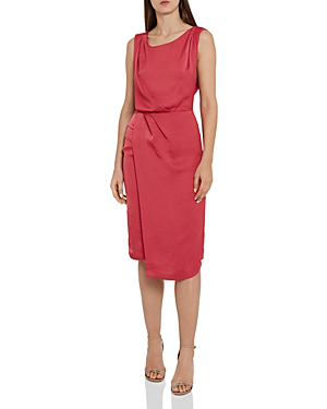 reiss raspberry dress