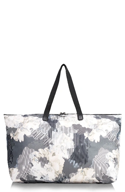 Shop Tumi Voyageur Just In Case Packable Nylon Tote - Grey In Camo Floral