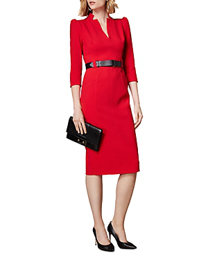knee length pinafore