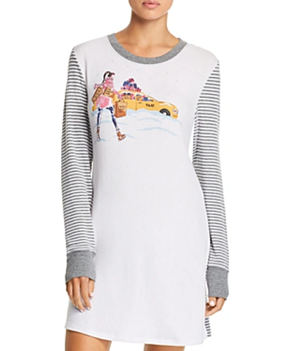 Shop Jane & Bleecker New York Shopping Trip Sleepshirt - 100% Exclusive In Gray Stripe