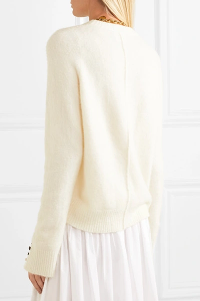 Shop 3.1 Phillip Lim / フィリップ リム Embellished Knitted Sweater In Cream