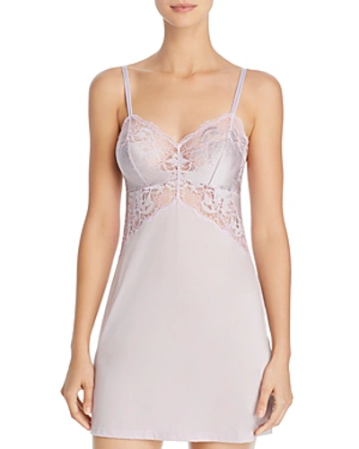 Shop Wacoal Lace Affair Chemise In Lilac Marble/pastel Lilac