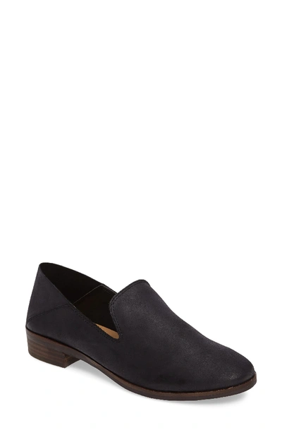 Shop Lucky Brand Cahill Flat In Black Leather