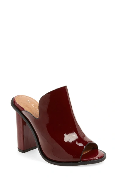 Shop Alias Mae Admon Mule In Red Patent Leather