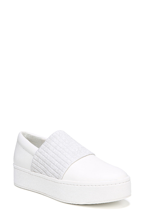 vince weadon leather platform sneakers