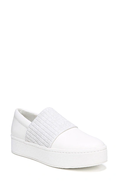 Shop Vince Weadon Slip-on Sneaker In Horchata Siviglia Calf