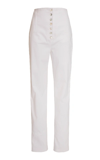 Shop Acheval Pampa Palo Cotton Pants In White