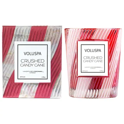 Shop Voluspa Crushed Candy Cane Classic Candle 6.5oz/184g Candle