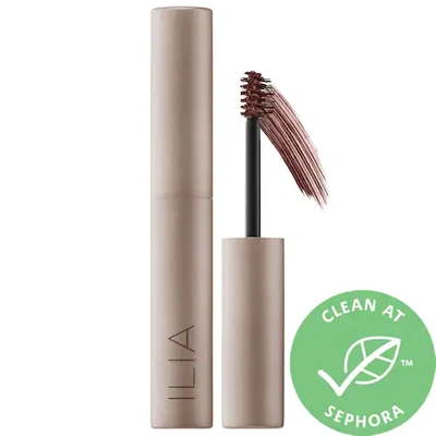 Shop Ilia Essential Brow Natural Volumizing Brow Gel Medium Brown 0.13 oz/ 3.8 ml